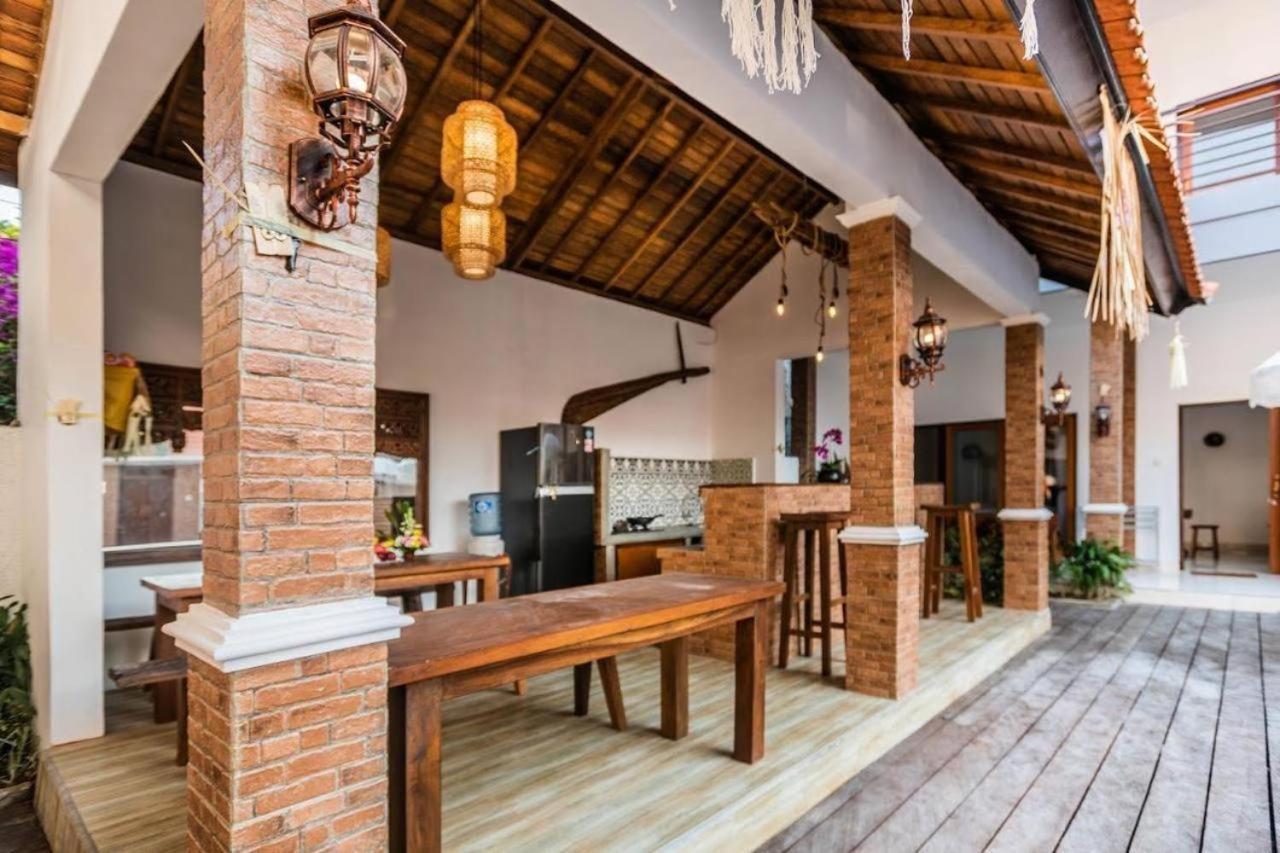 Canggu Paradise:Private House/Room Apple Near Pool Bagian luar foto