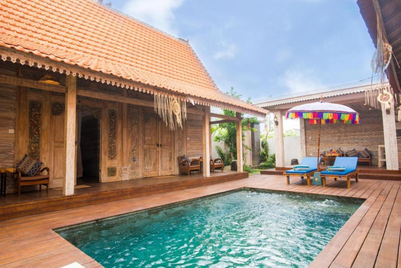 Canggu Paradise:Private House/Room Apple Near Pool Bagian luar foto